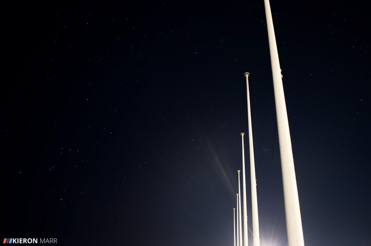 Looking at the stars on Plymouth Hoe