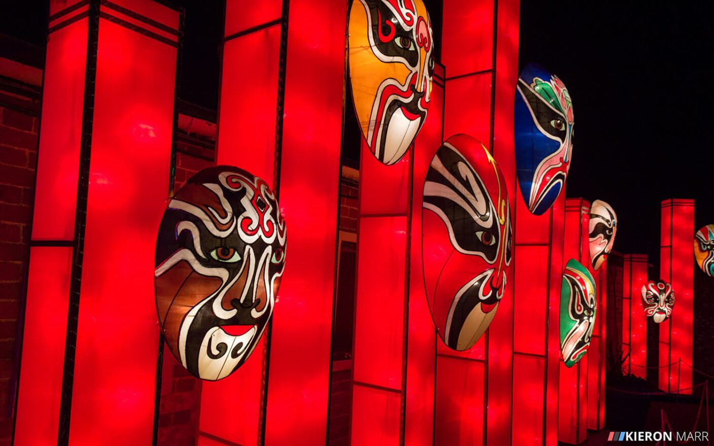 Longleat Festival of Light 2014 - Traditional Chinese Masks