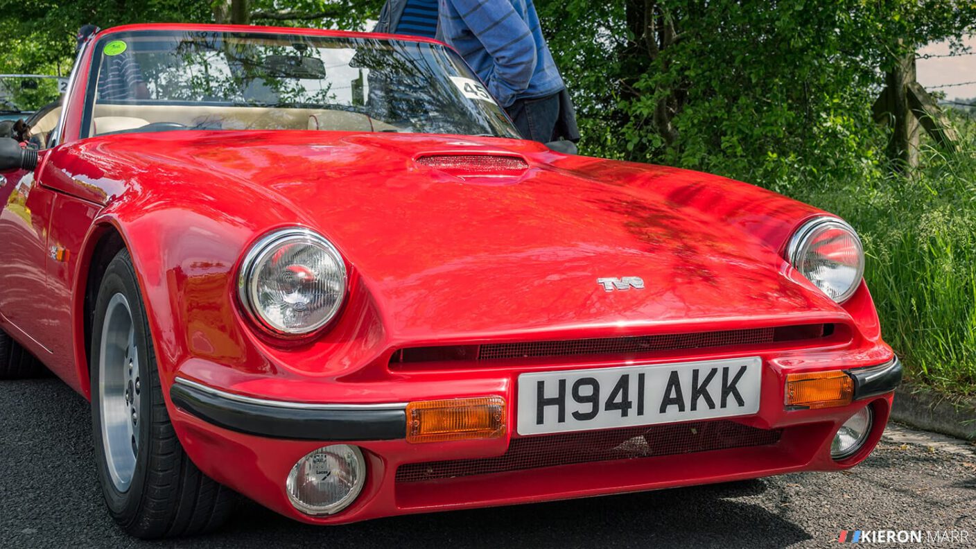 Convertible Red TVR