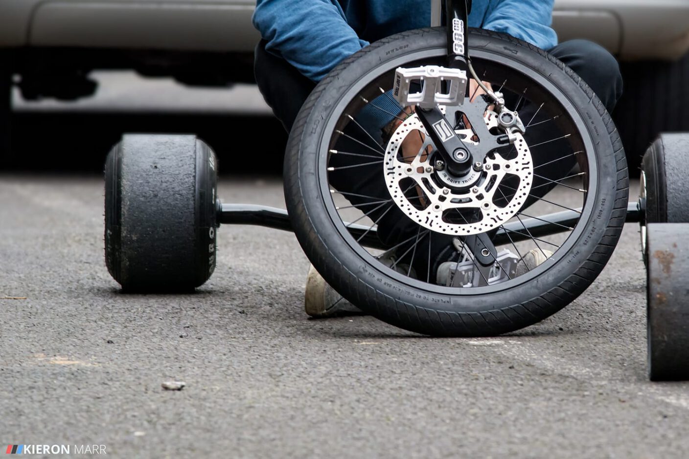 Drift trike front wheel