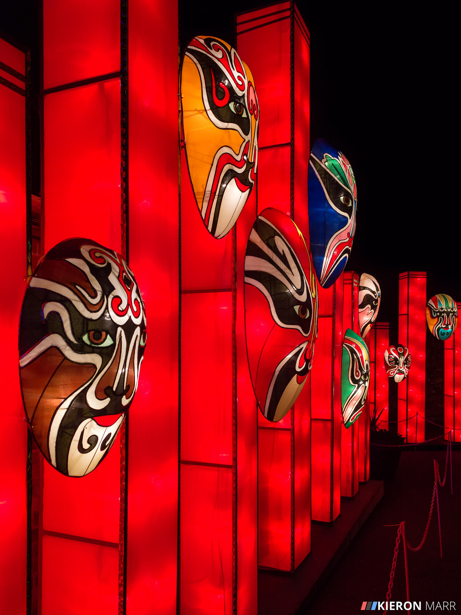Longleat Festival of Light 2014 - Traditional Chinese Masks